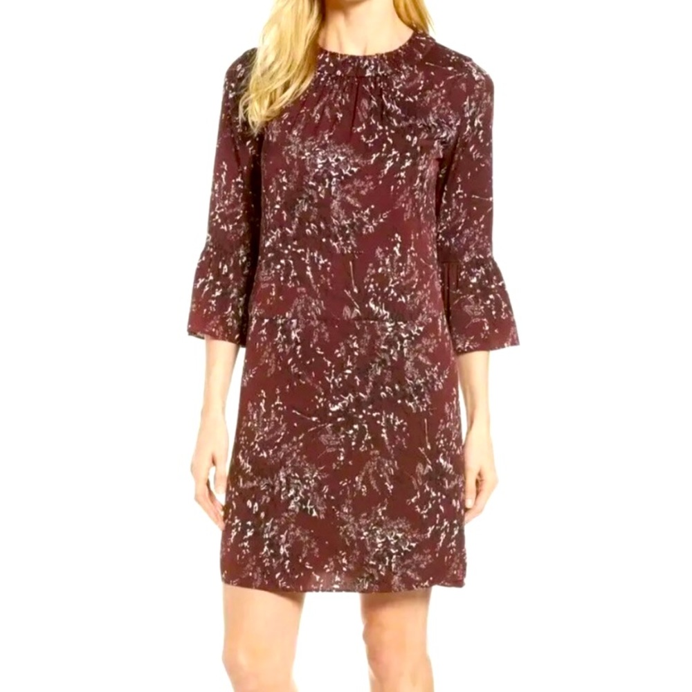 Nordstrom Signature Silk Floral Dress